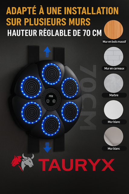 TAURYX Reflex PRO™ – Smart Boxing Trainer 9.0