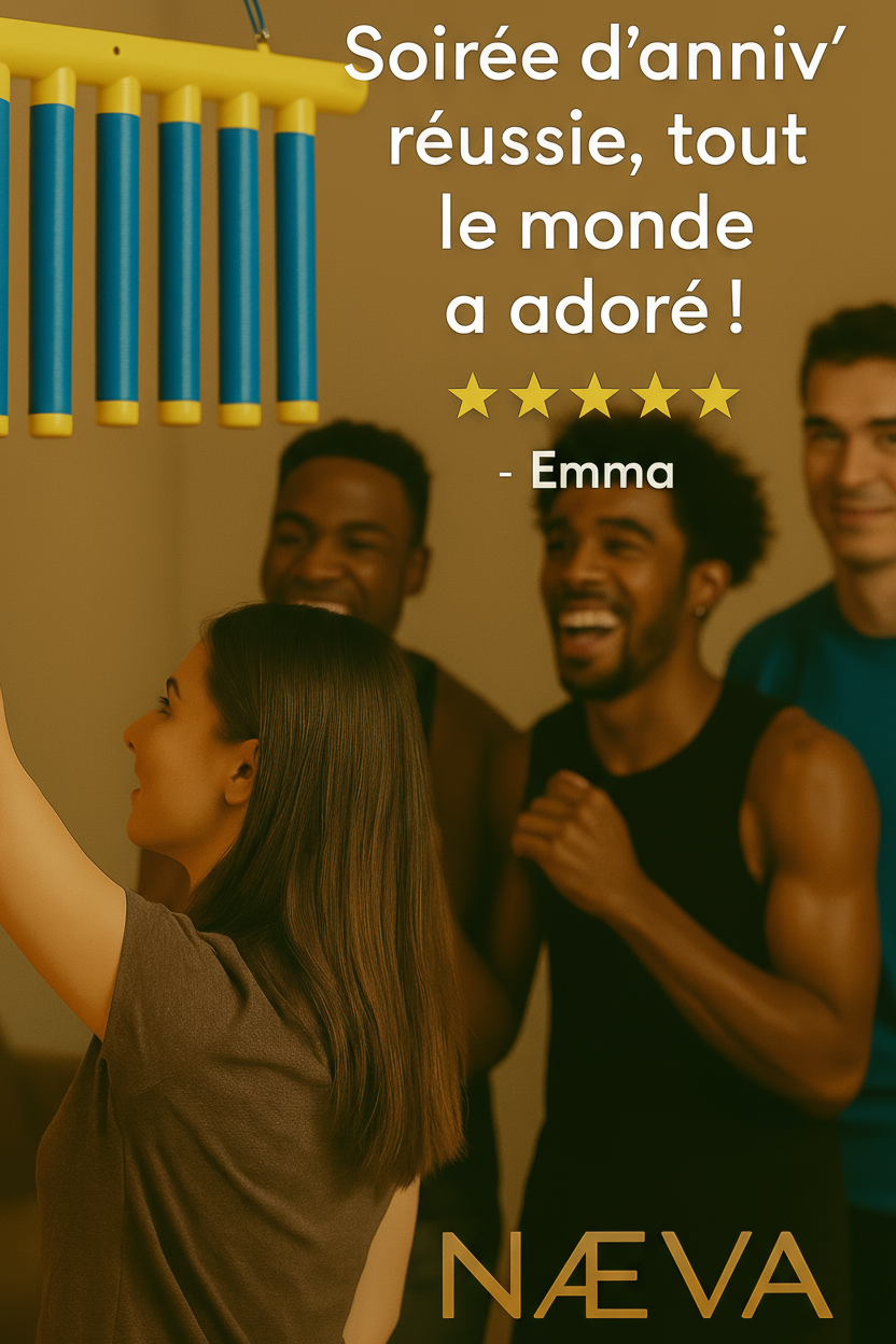 Jeu de Réflexe Ludique pour Toute la Famille – Attrape les Bâtons avant Qu’ils Tombent !