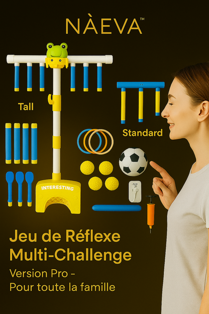 Jeu de Réflexe Ludique pour Toute la Famille – Attrape les Bâtons avant Qu’ils Tombent !
