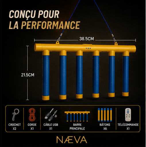 Sticks de Réflexes NÆVA™ - Dimensions et contenu du pack