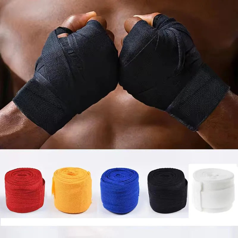 Bandages de Boxe TAURYX — Coton Pro 3M | Set de 2