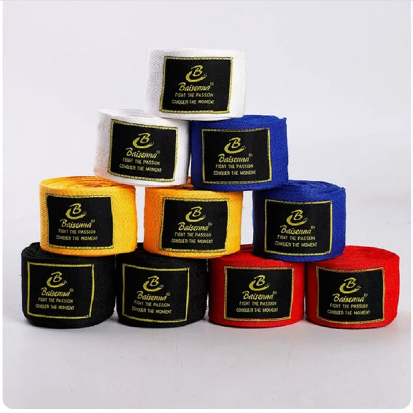 Bandages de Boxe TAURYX — Coton Pro 3M | Set de 2