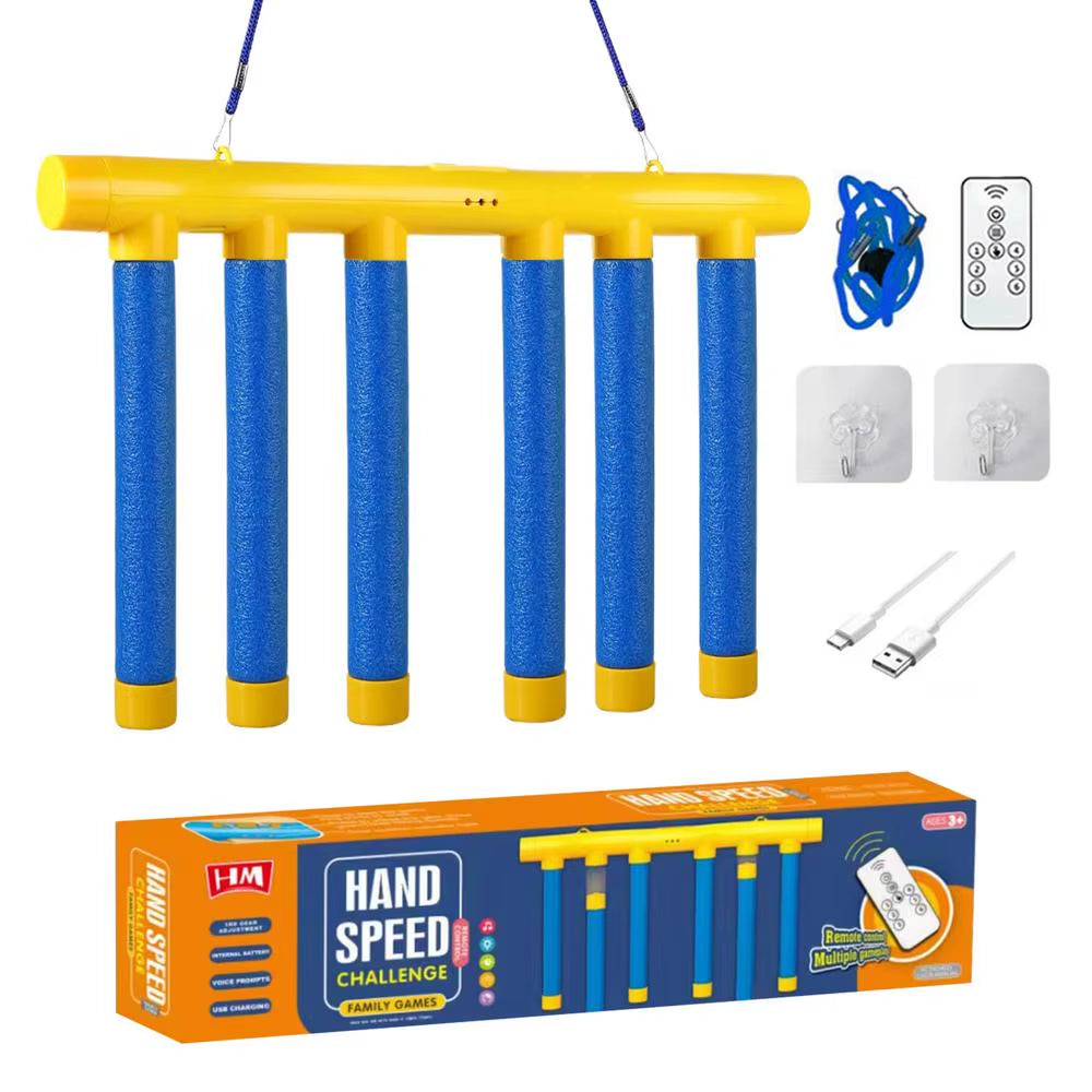 Jeu de Réflexe Ludique pour Toute la Famille – Attrape les Bâtons avant Qu’ils Tombent !